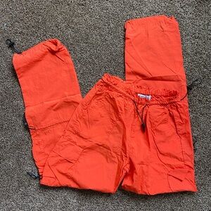 Disclosure NEW Orange Cargo Pants Small
